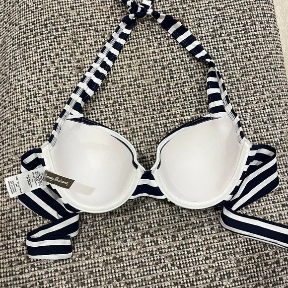 Tommy Bahama Breton Stripe Bikini Swim Top - Picture 3 of 5